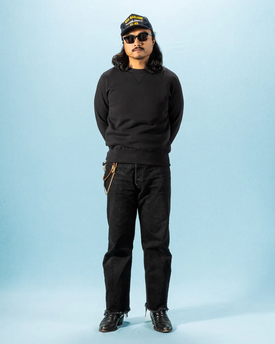 10 oz Loopwheel Crewneck Sweatshirt - Black sold by Standard and Strange product image thumbnail 3