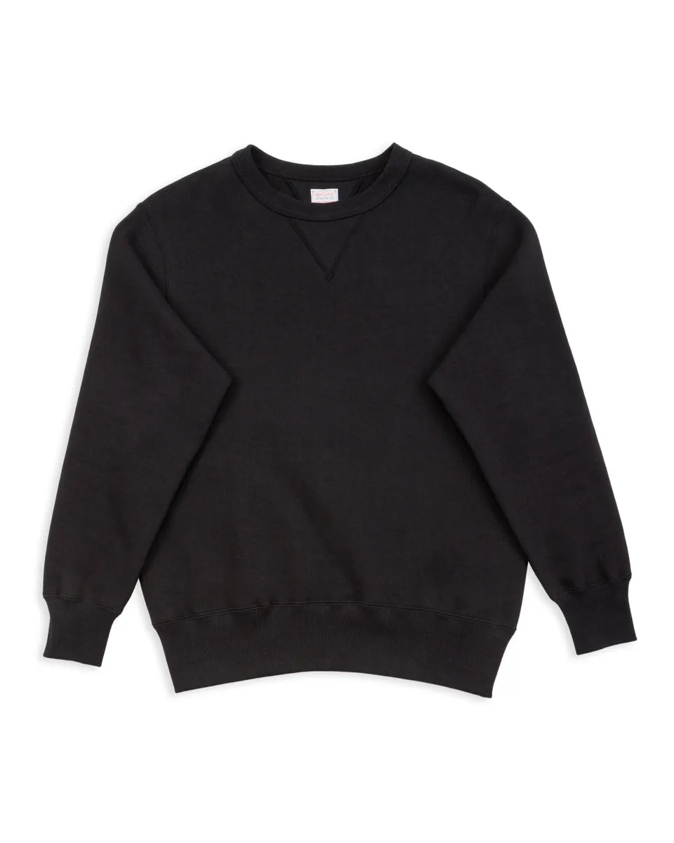 10 oz Loopwheel Crewneck Sweatshirt - Black sold by Standard and Strange