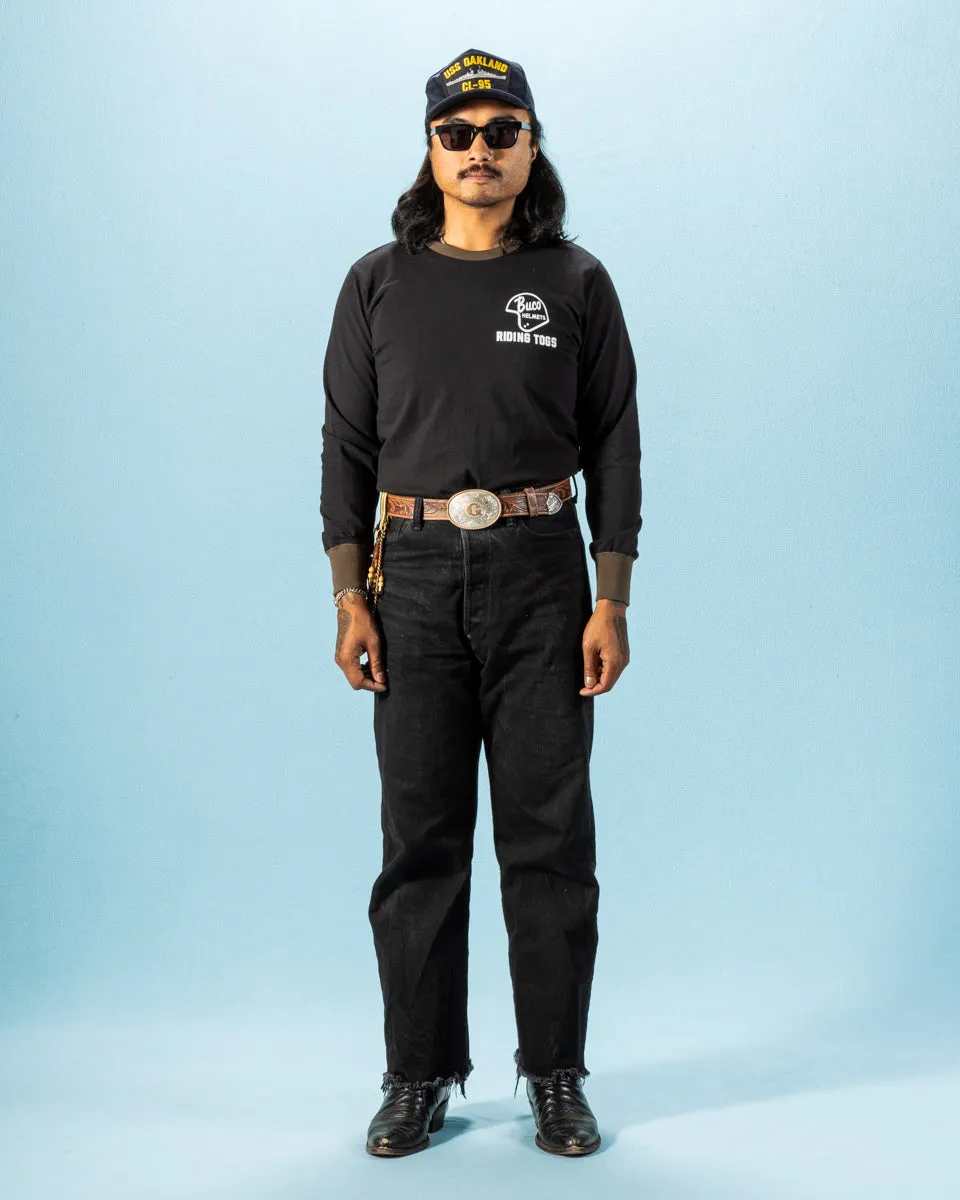 Buco L/S Tee / Riding Togs - Black/Charcoal sold by Standard and Strange product image thumbnail 3