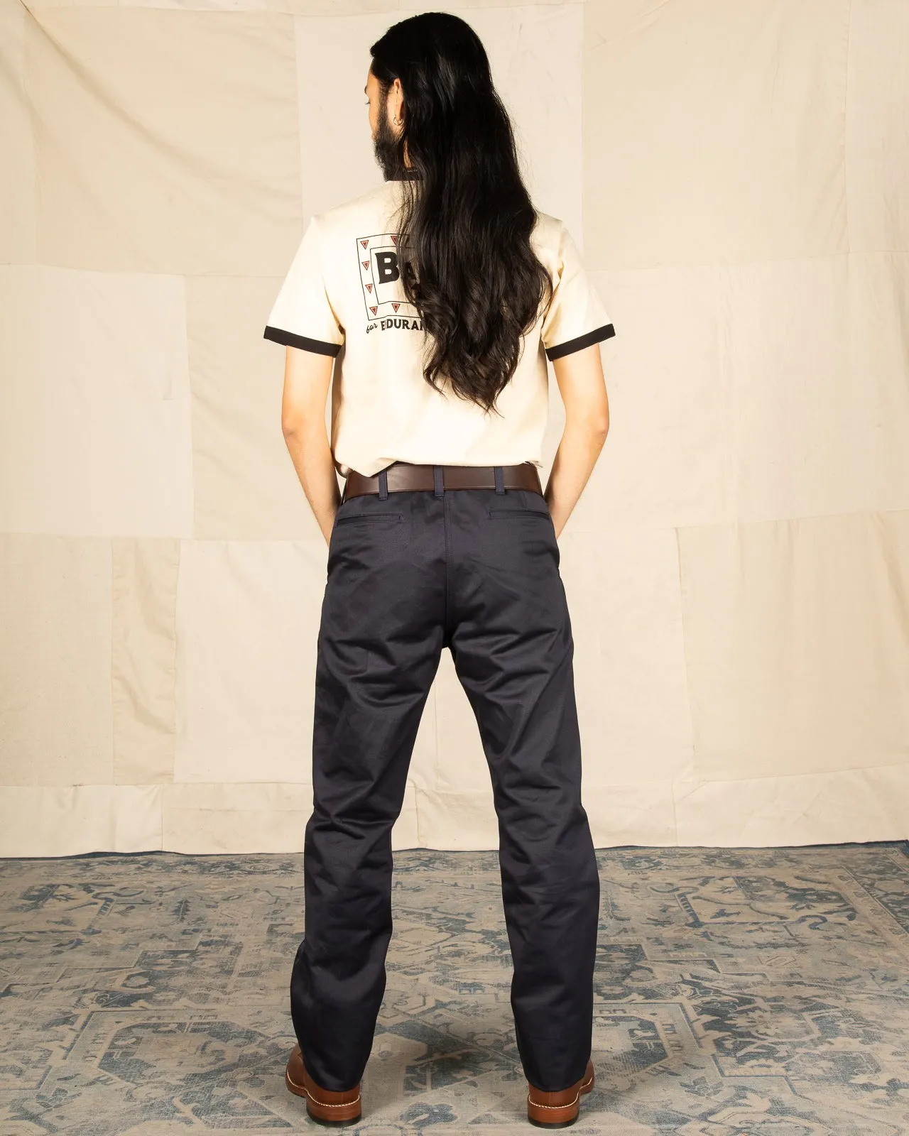 Blue Seal Chinos - Navy sold by Standard and Strange product image thumbnail 5