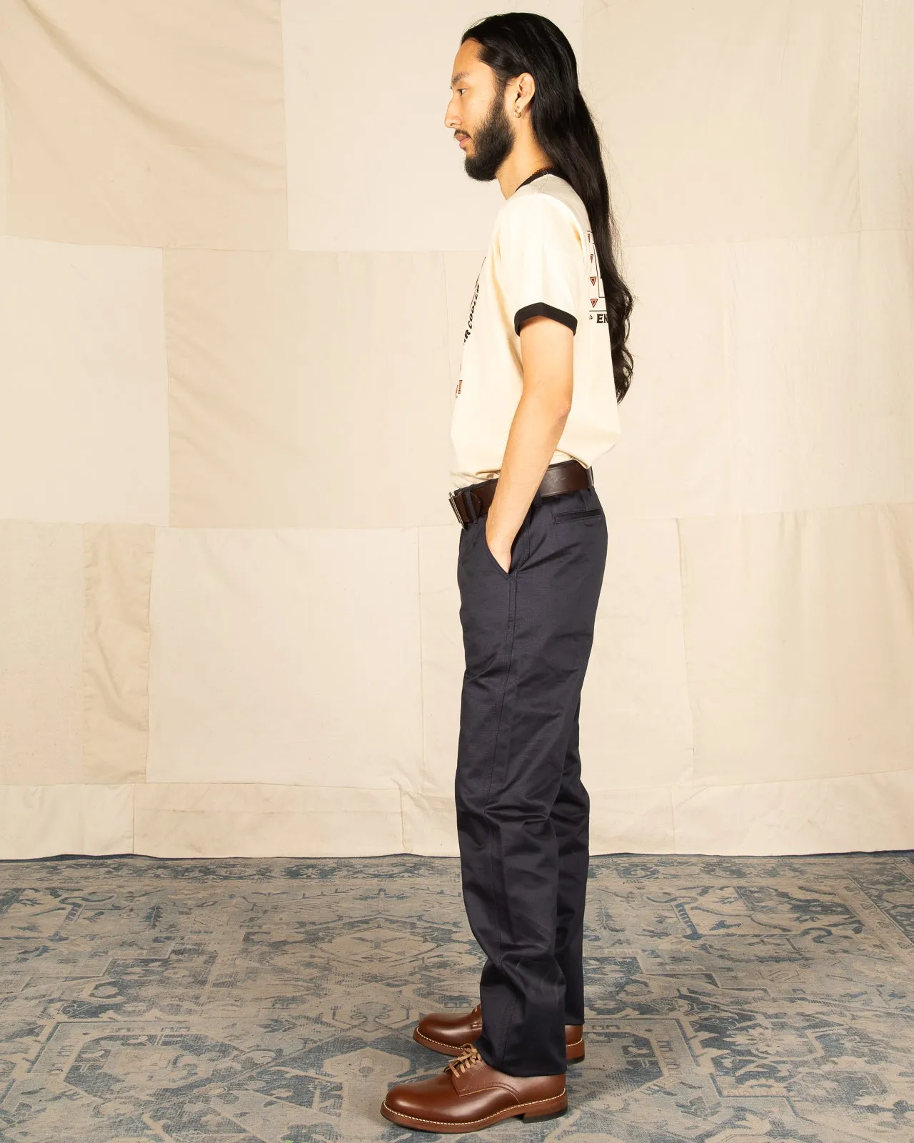 Blue Seal Chinos - Navy sold by Standard and Strange product image thumbnail 4