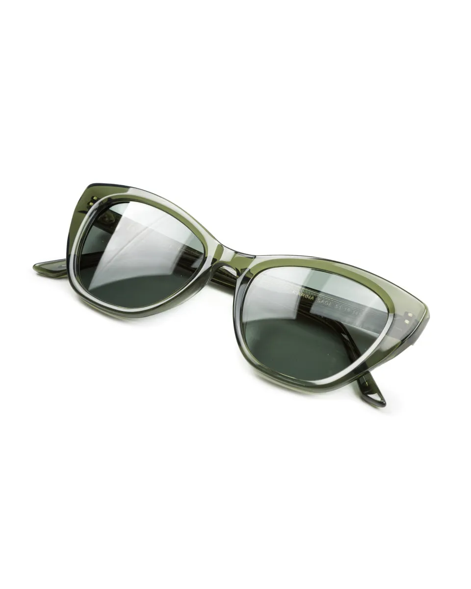 Karina Sunglass - Sage sold by Standard and Strange product image thumbnail 3
