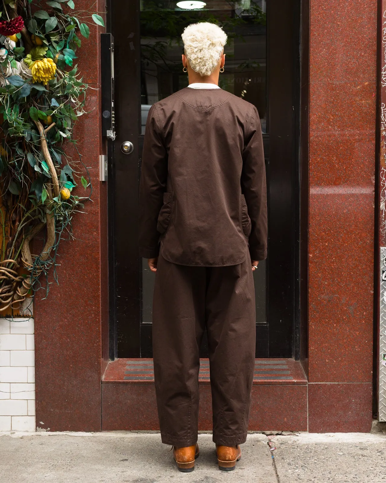 Andrew Wide Cut Trousers - Coffee Drill sold by Standard and Strange product image thumbnail 5