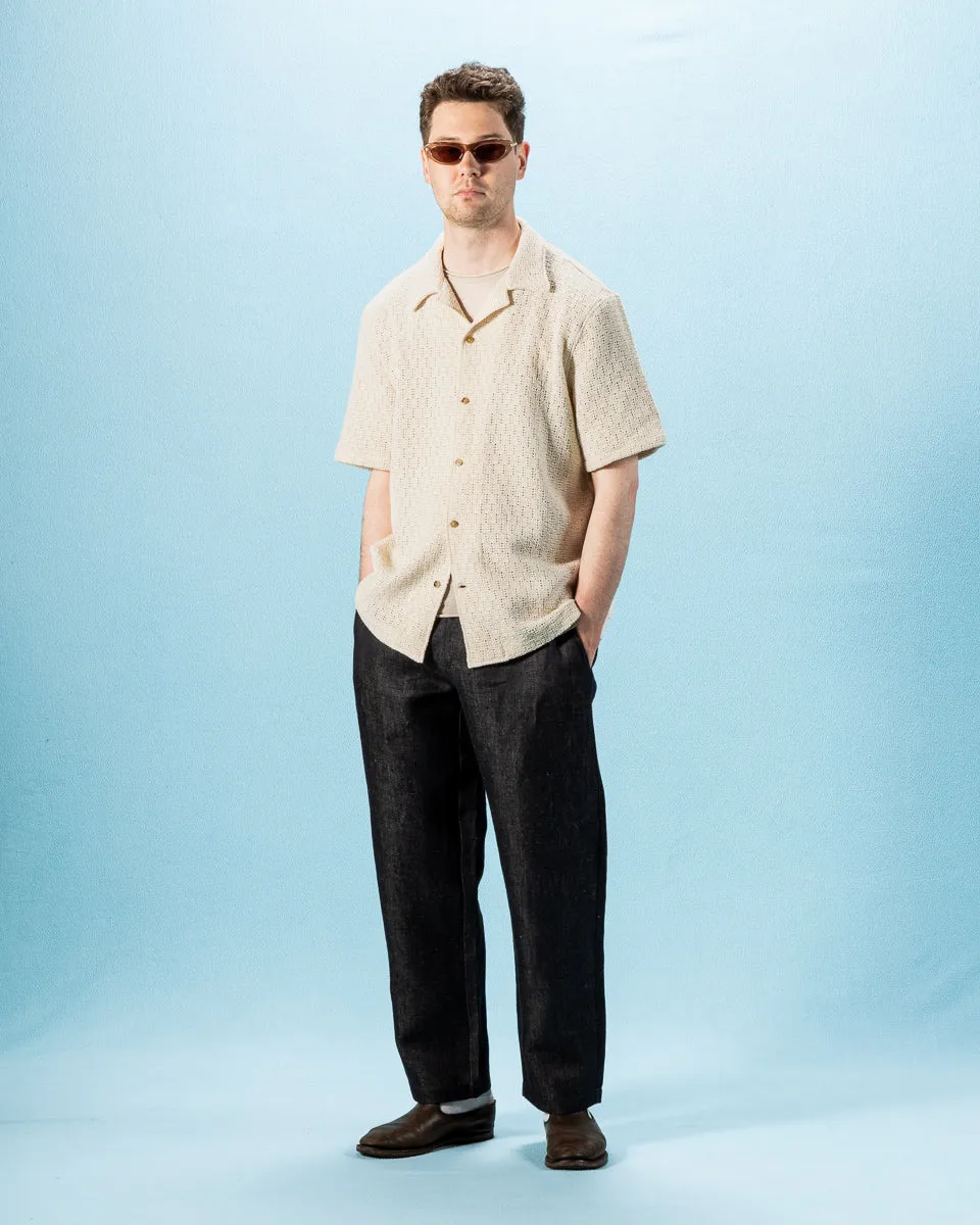 Holiday Shirt - Undyed Cotton Crochet Weave sold by Standard and Strange product image thumbnail 4