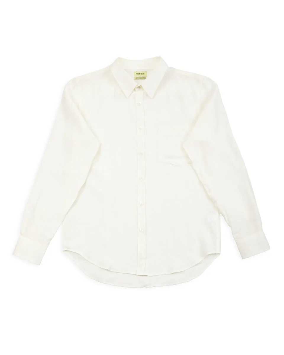 Essential Shirt - Off White Belgian Light Linen sold by Standard and Strange
