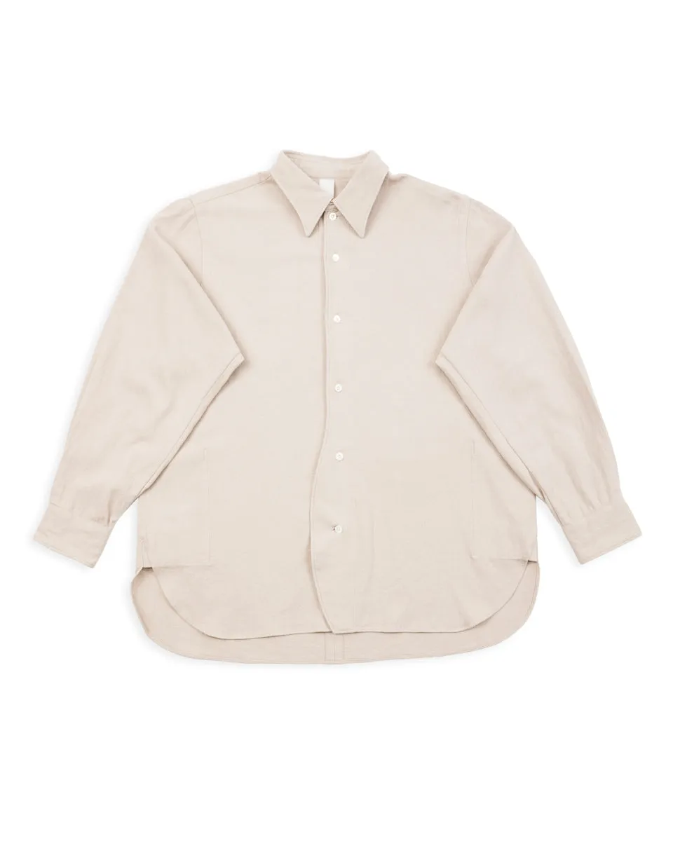 Inside Pockets Shirt - Oyster Vintage Cotton Amundsen sold by Standard and Strange