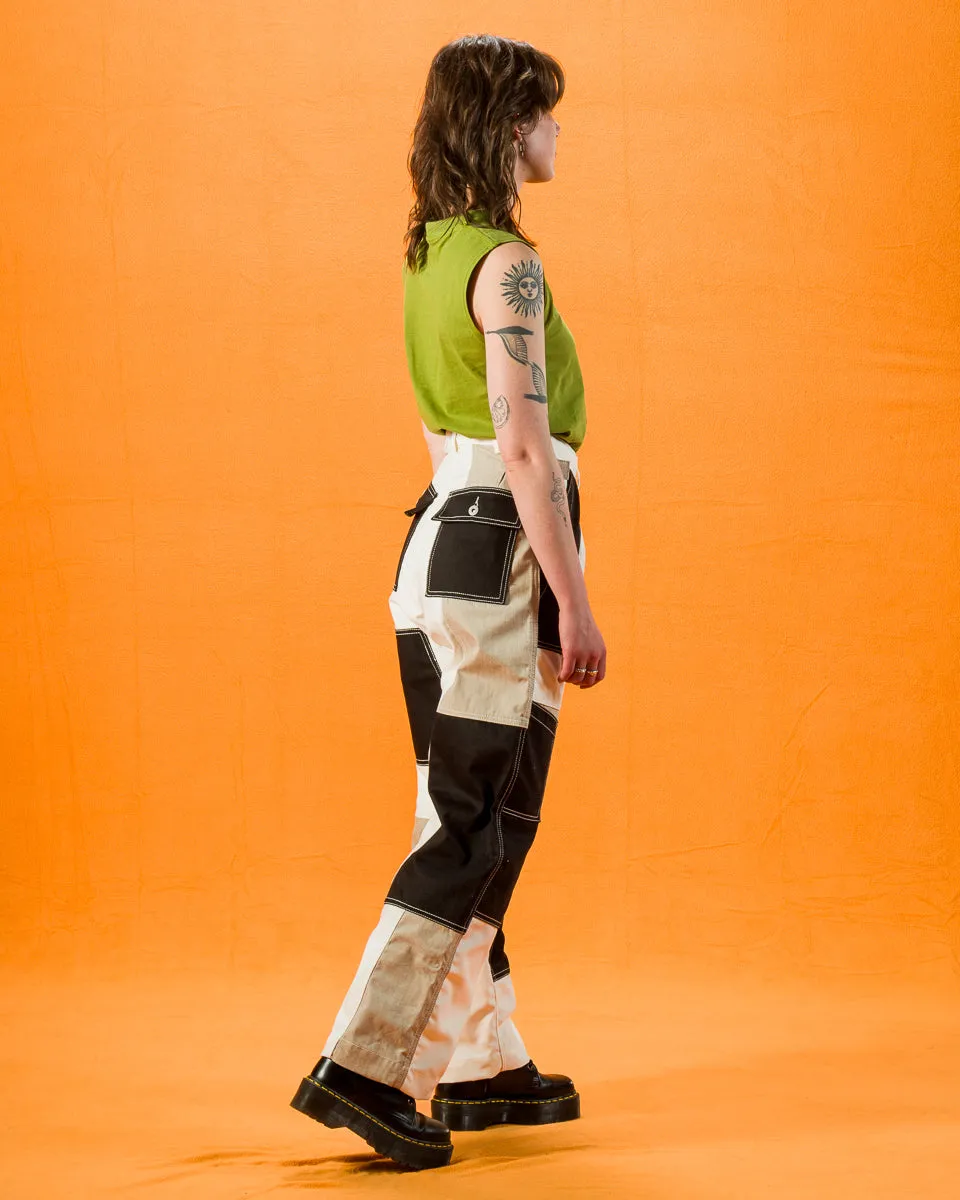 Unisex Freedom Flight Trouser - White/Black sold by Standard and Strange product image thumbnail 5