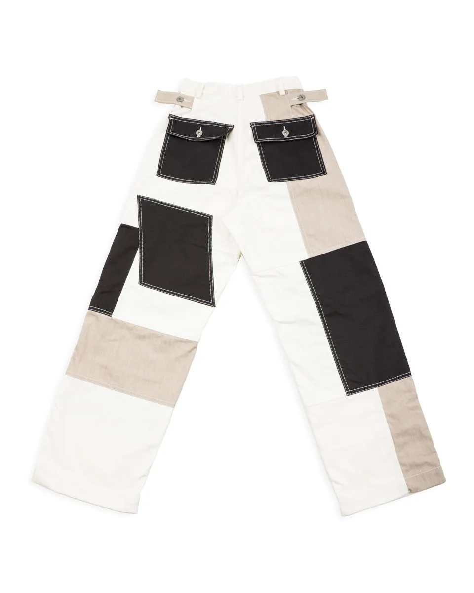 Unisex Freedom Flight Trouser - White/Black sold by Standard and Strange product image thumbnail 2