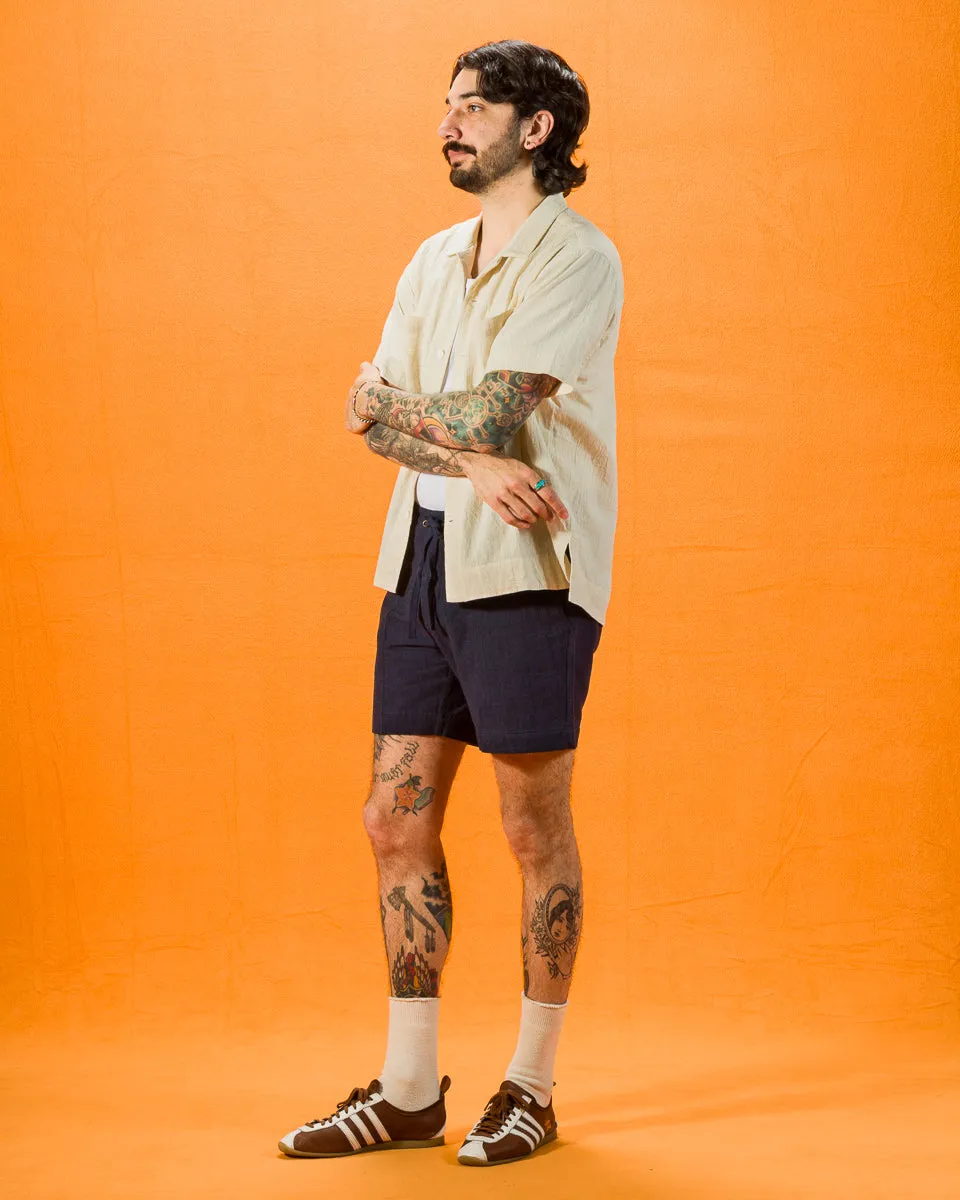 Obelisk Short - Iron/Indigo Powerloom Denim sold by Standard and Strange product image thumbnail 4