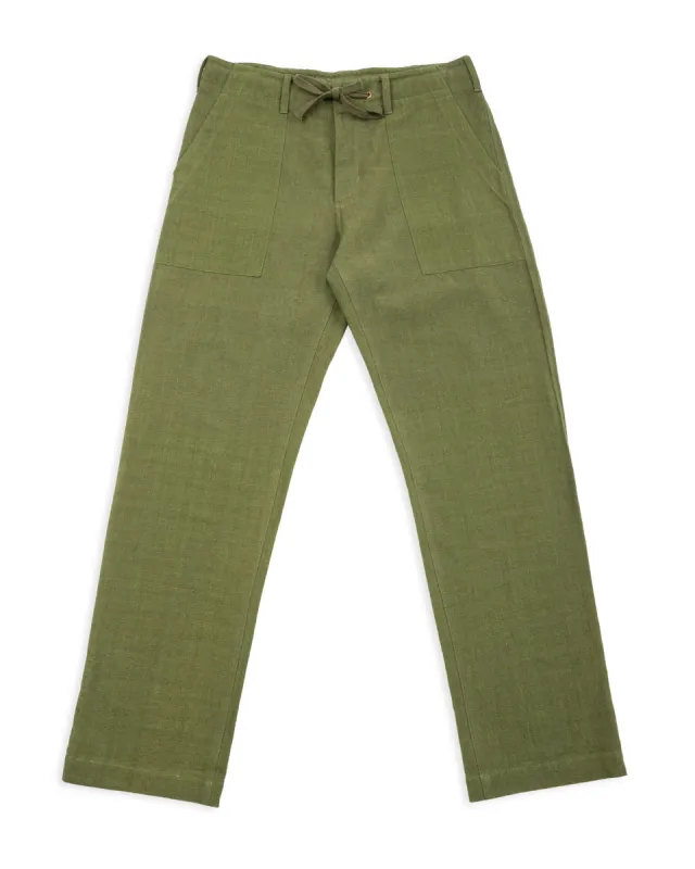 Obelisk Pant - Forest Green Powerloom Canvas sold by Standard and Strange