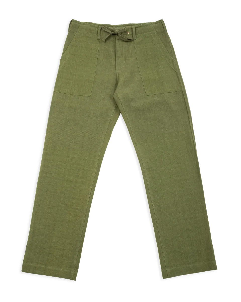 Obelisk Pant - Forest Green Powerloom Canvas sold by Standard and Strange
