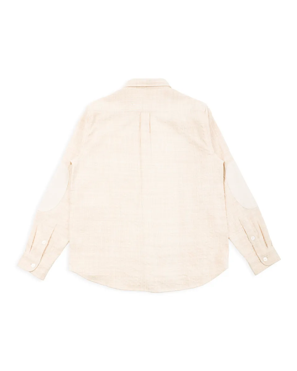 Matty Overshirt - Patchwork Natural/Oat Spacedye sold by Standard and Strange product image thumbnail 2