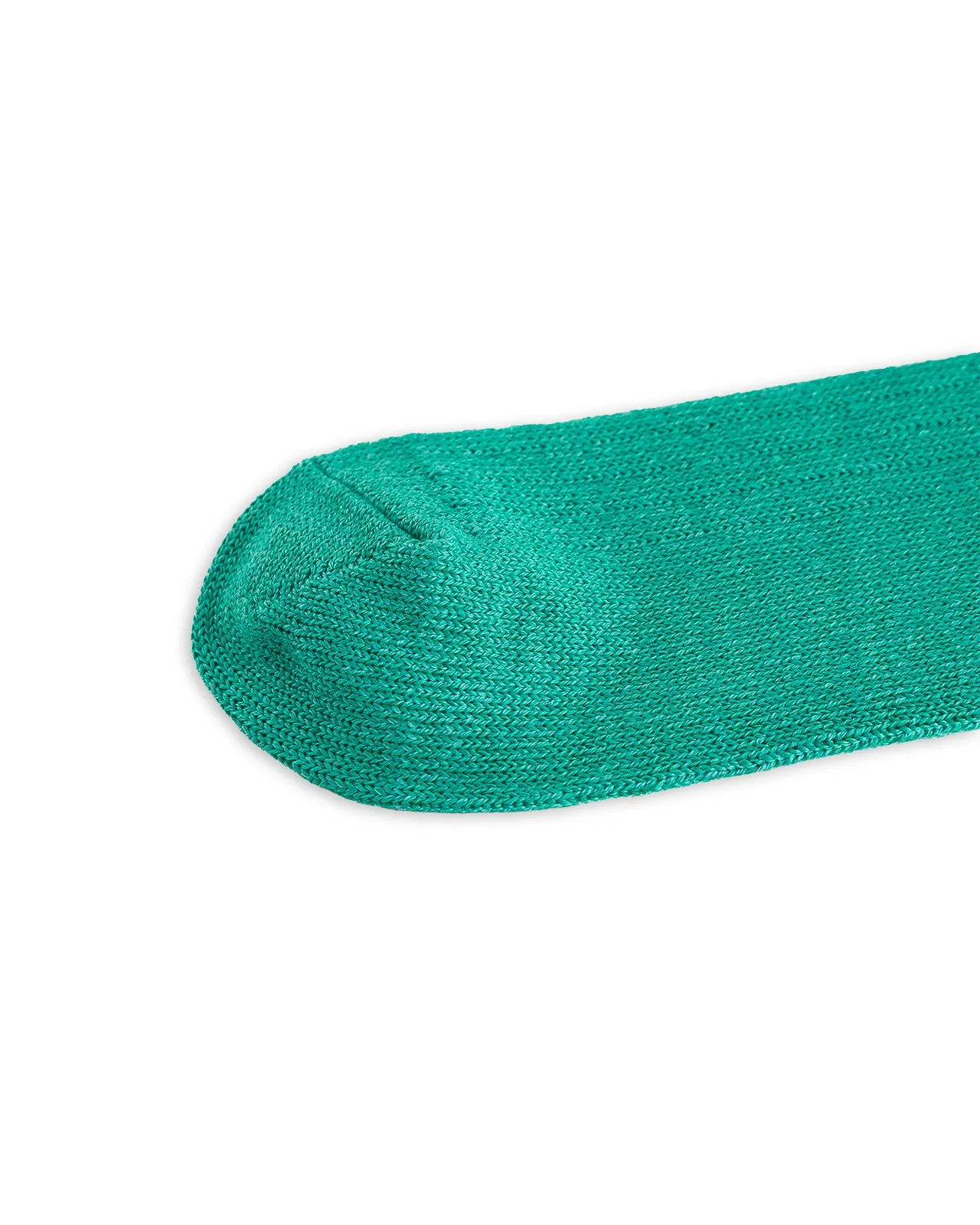 Linen/Cotton Ribbed Crew Socks - Aqua Green sold by Standard and Strange product image thumbnail 4