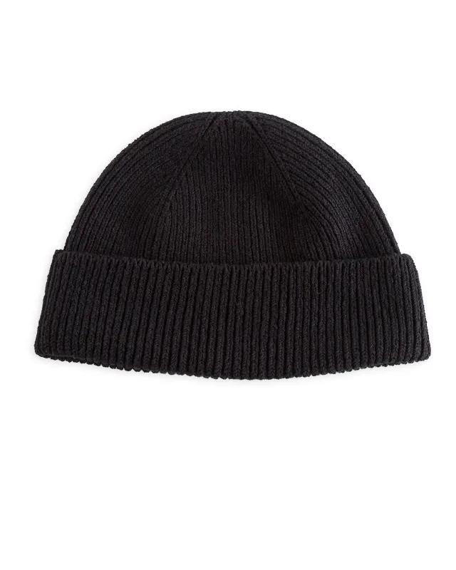 Washi/Recycled Cotton Beanie - Black sold by Standard and Strange