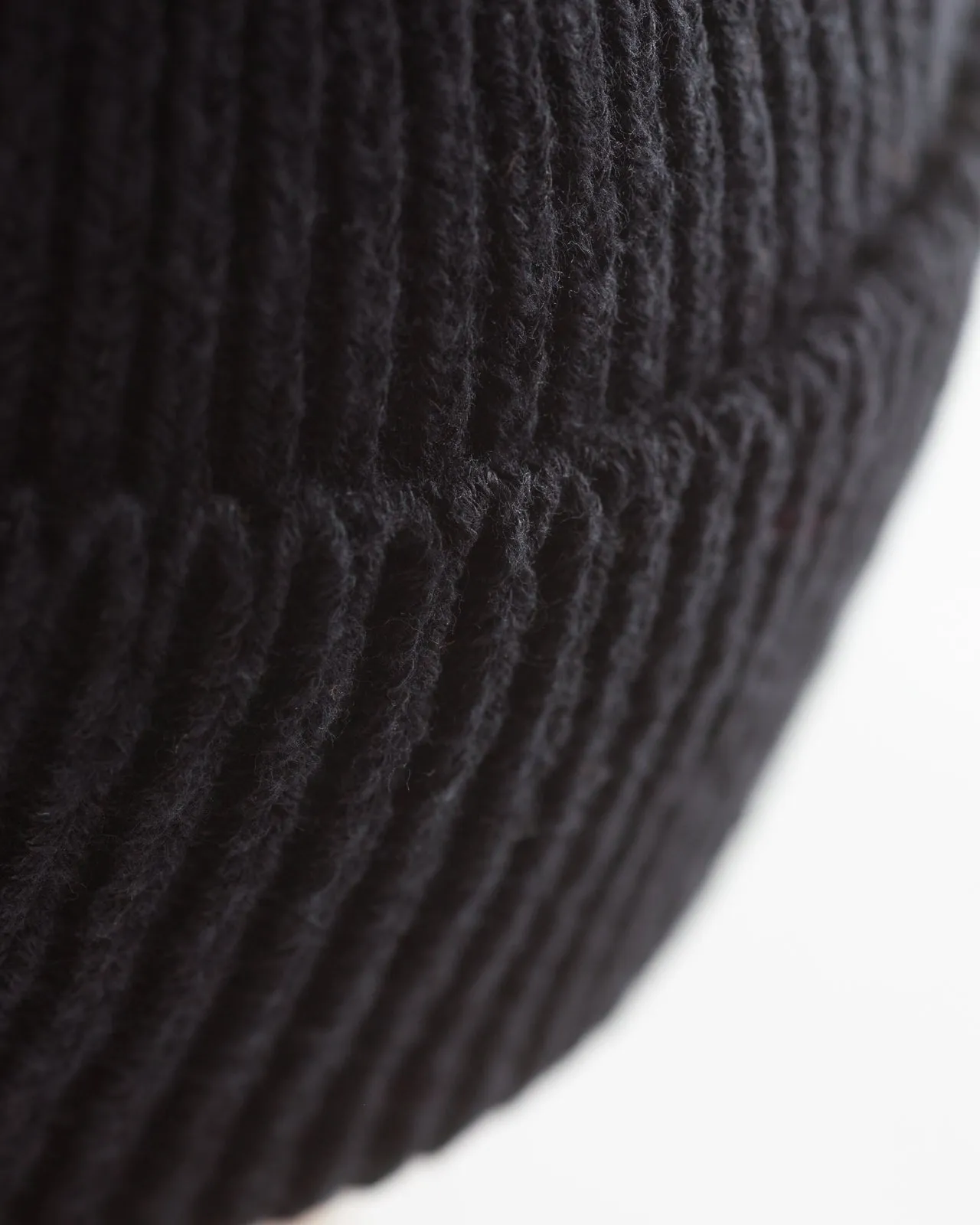 Washi/Recycled Cotton Beanie - Black sold by Standard and Strange product image thumbnail 4