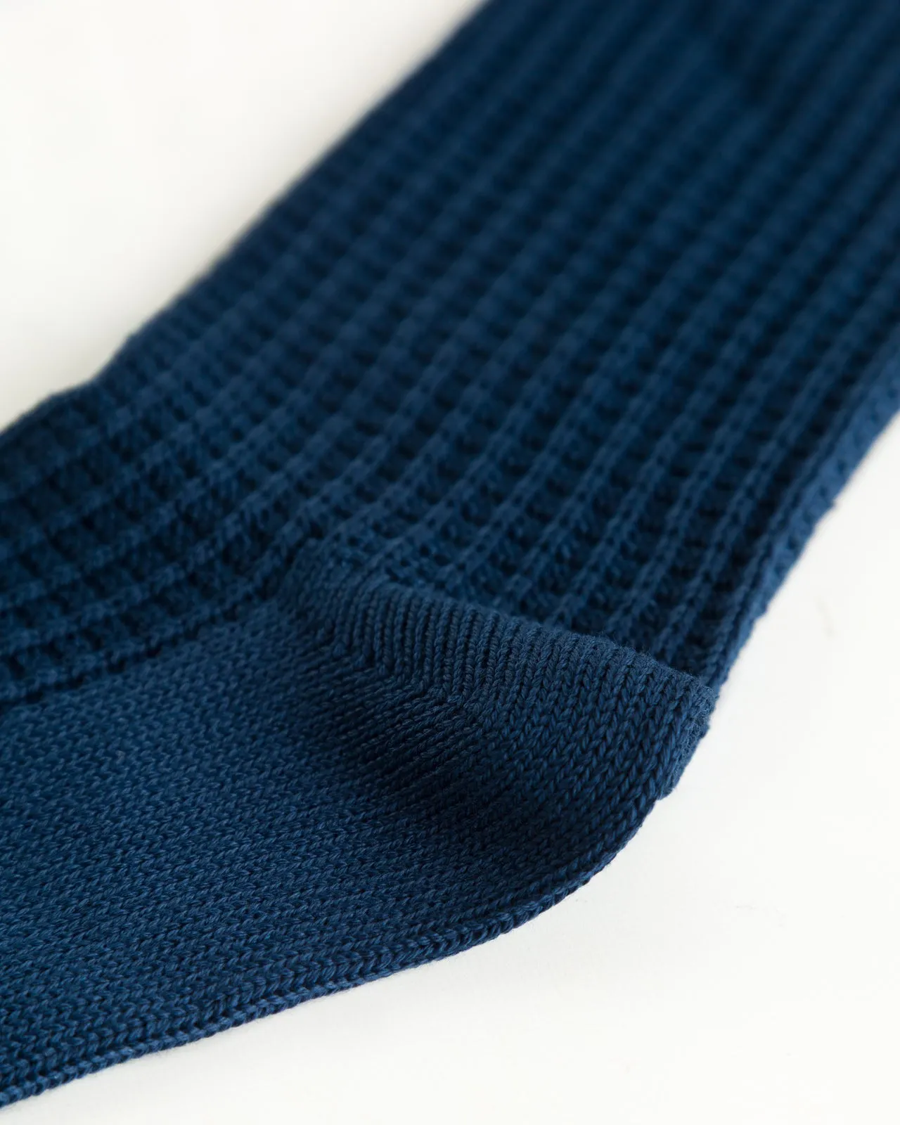 Cotton Waffle Socks - Dull Blue sold by Standard and Strange product image thumbnail 5