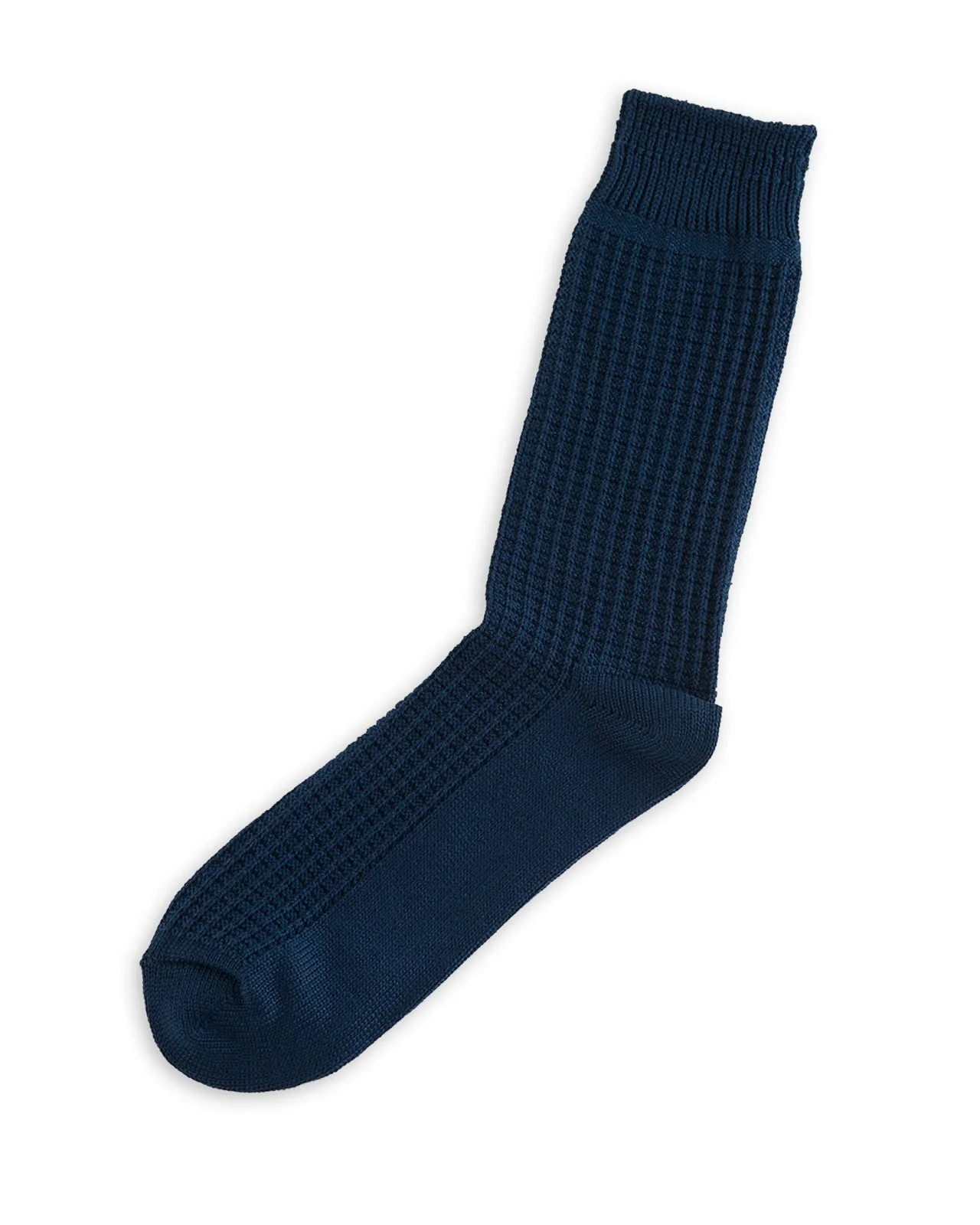 Cotton Waffle Socks - Dull Blue sold by Standard and Strange product image thumbnail 3
