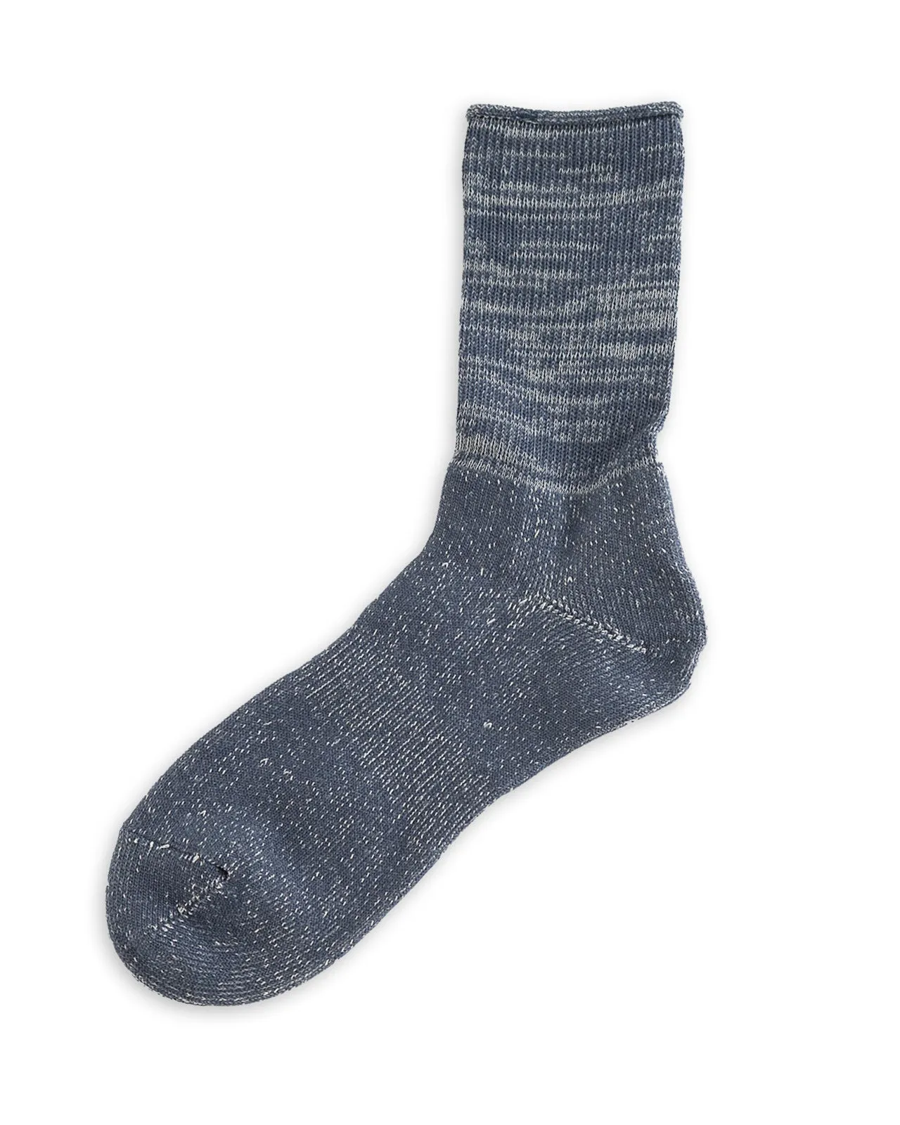 Washi Pile Crew Socks - Slate Blue sold by Standard and Strange product image thumbnail 3