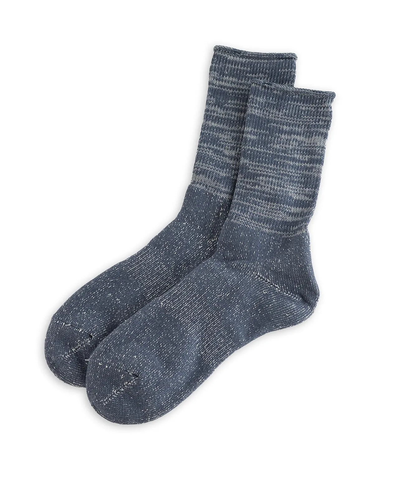Washi Pile Crew Socks - Slate Blue sold by Standard and Strange product image thumbnail 2