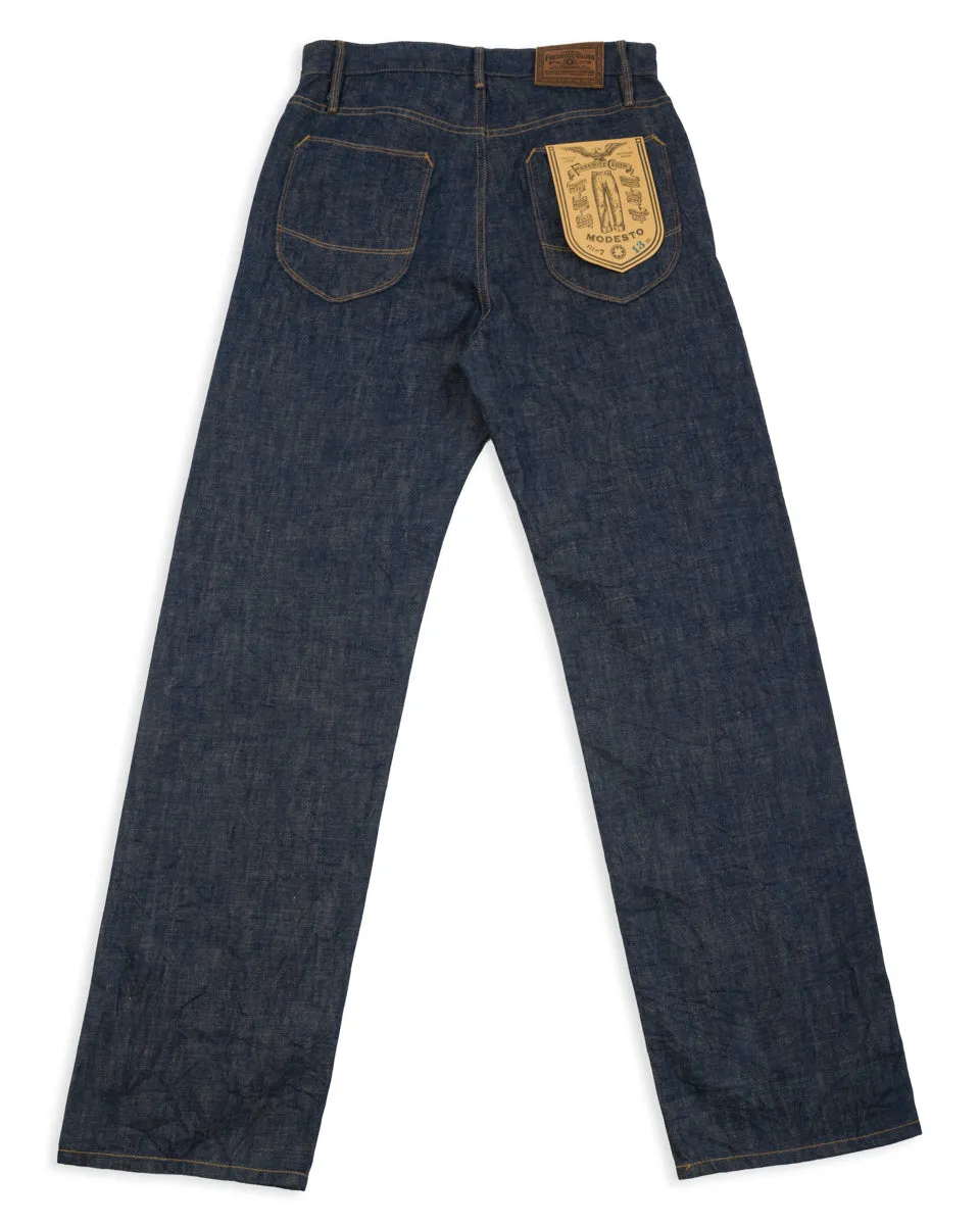 Modesto Straight Fit- 13oz Natural Rinsed Denim sold by Standard and Strange product image thumbnail 2
