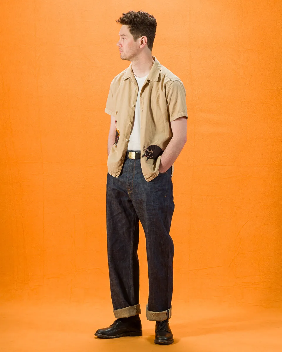 Modesto Straight Fit- 13oz Natural Rinsed Denim sold by Standard and Strange product image thumbnail 3