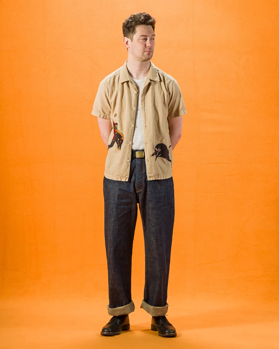 Modesto Straight Fit- 13oz Natural Rinsed Denim sold by Standard and Strange product image thumbnail 4