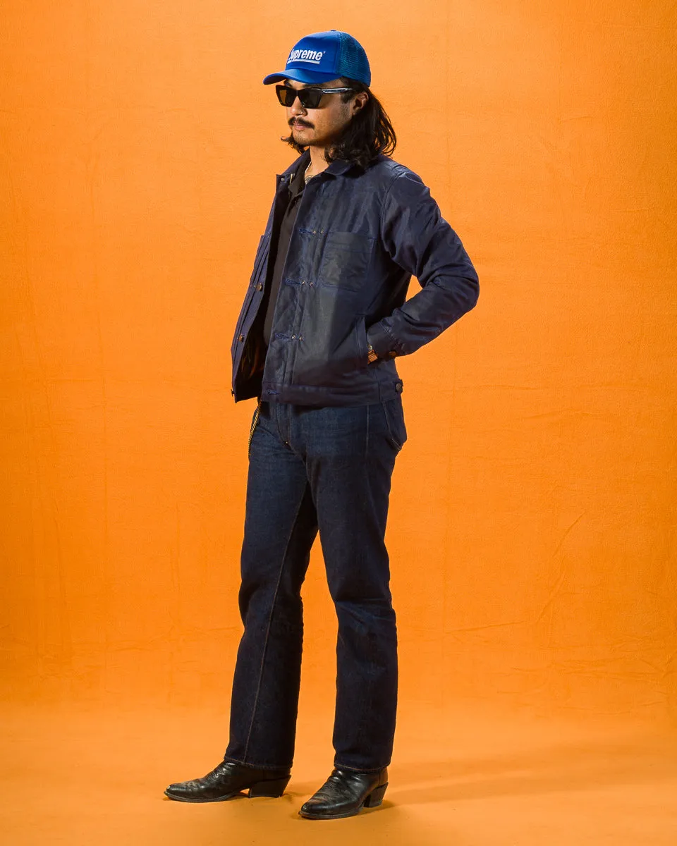 RJ-1 Jacket - Navy Waxed Canvas sold by Standard and Strange product image thumbnail 3