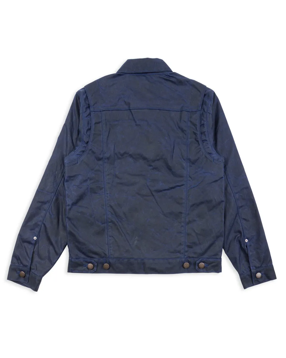RJ-1 Jacket - Navy Waxed Canvas sold by Standard and Strange product image thumbnail 2