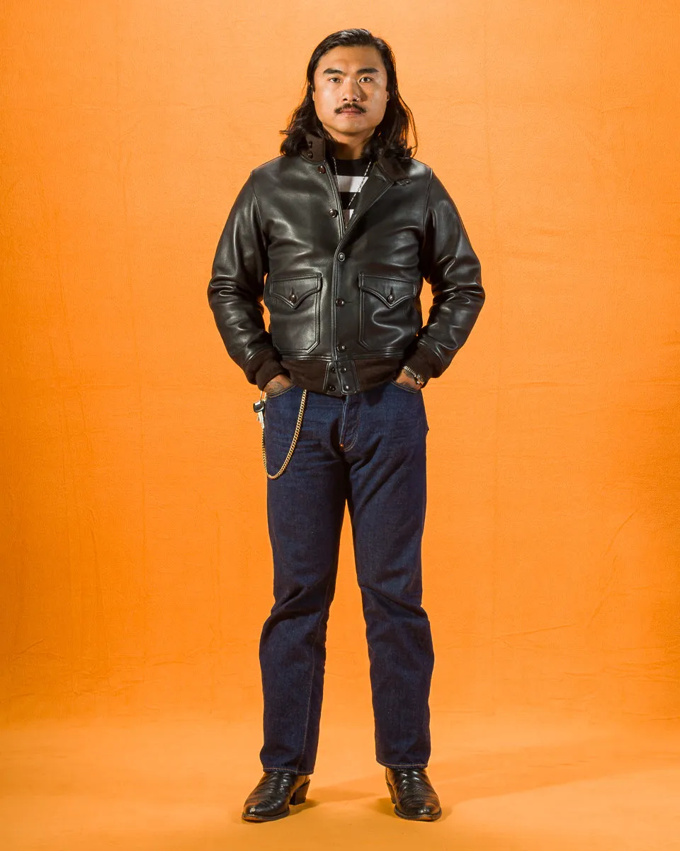 Sheepskin Type A-1 - Black sold by Standard and Strange product image thumbnail 4