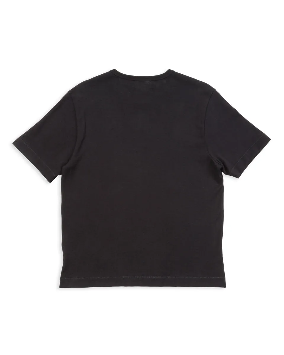 6.8oz Sturdy Jersey T-Shirt - Deep Black sold by Standard and Strange product image thumbnail 2