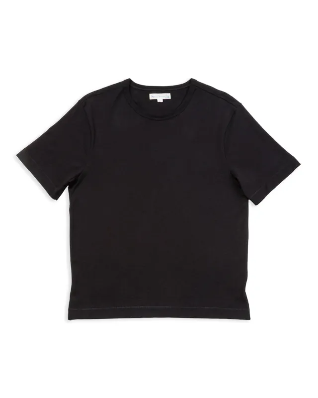 6.8oz Sturdy Jersey T-Shirt - Deep Black sold by Standard and Strange