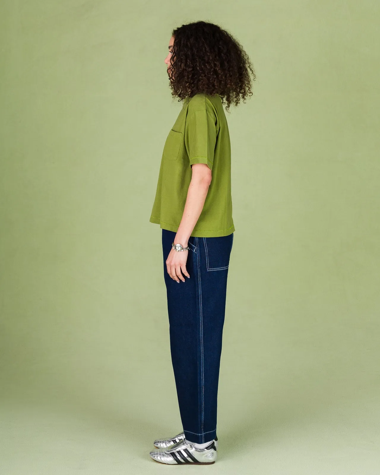 Bowl Tee - Matcha Green sold by Standard and Strange product image thumbnail 4