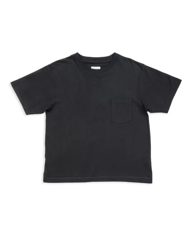 Bowl Tee - Black Cotton/Hemp sold by Standard and Strange