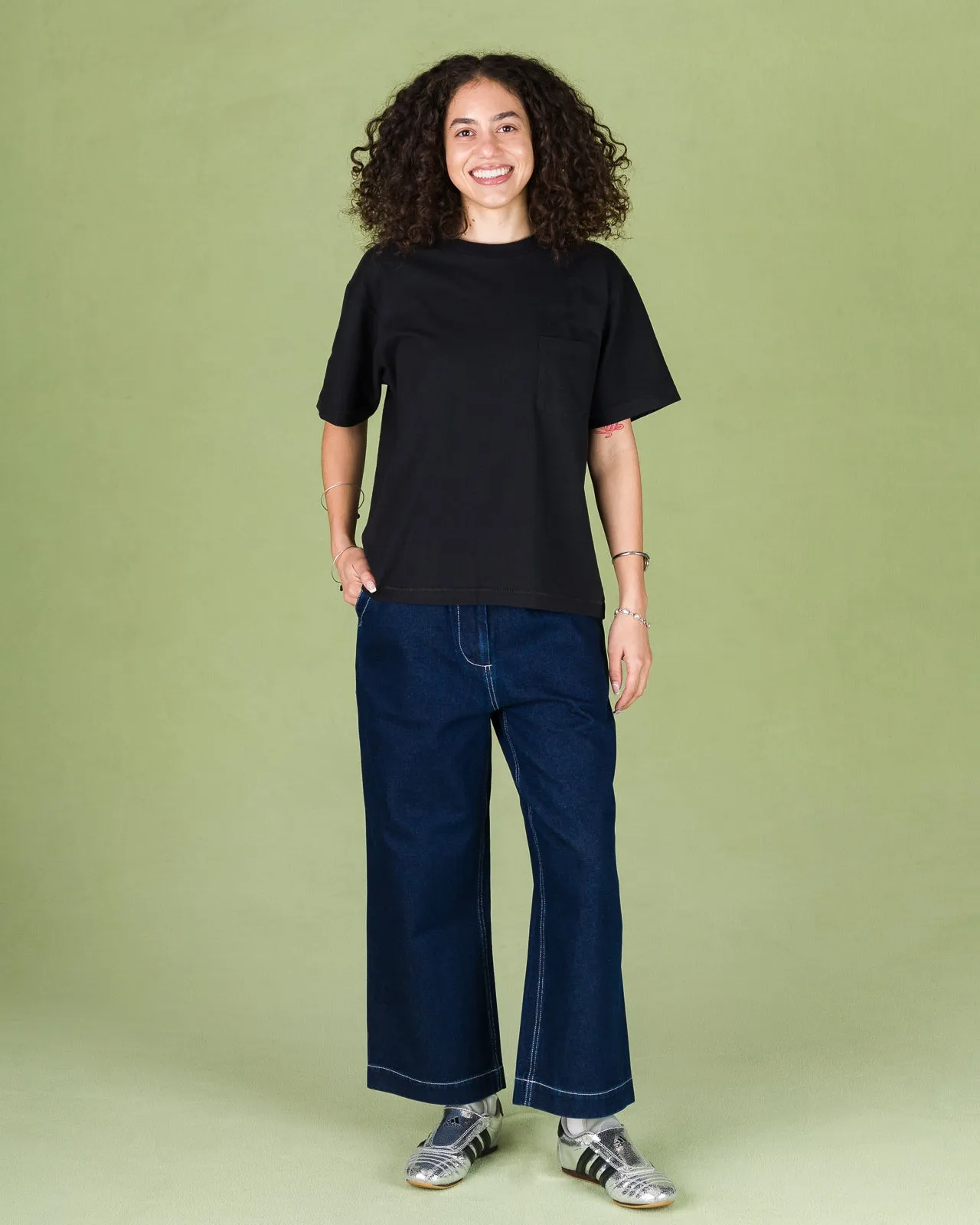 Bowl Tee - Black Cotton/Hemp sold by Standard and Strange product image thumbnail 5