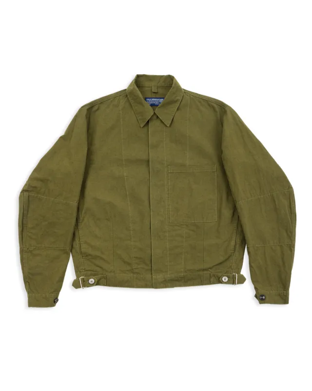 Camden Jacket - Olive Slub made by 1st PAT-RN