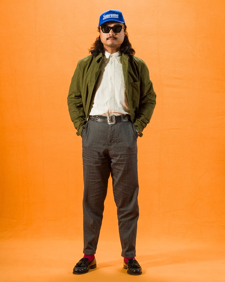 Camden Jacket - Olive Slub sold by Standard and Strange product image thumbnail 4