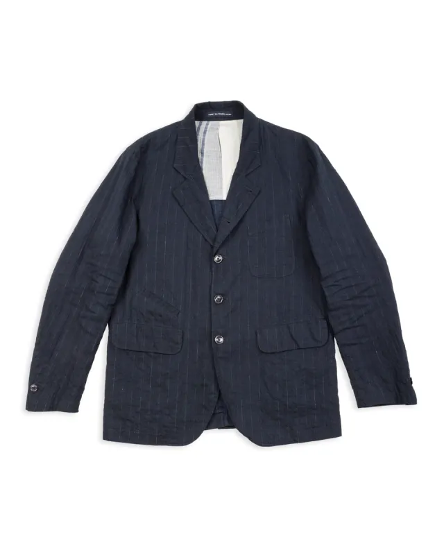 Horloger Jacket - Blue Pinstripe sold by Standard and Strange