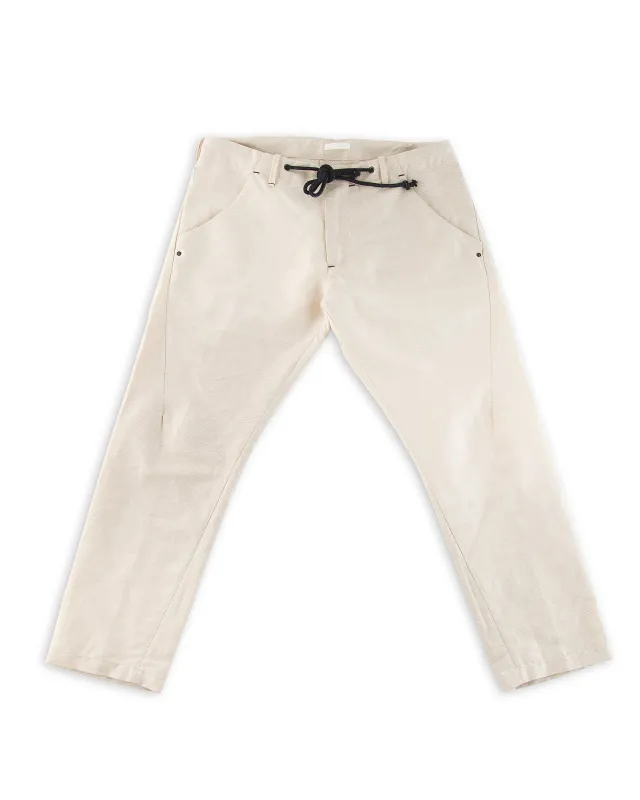 Rivera Pant - Tamashi Cotton/Linen Ecru sold by Standard and Strange