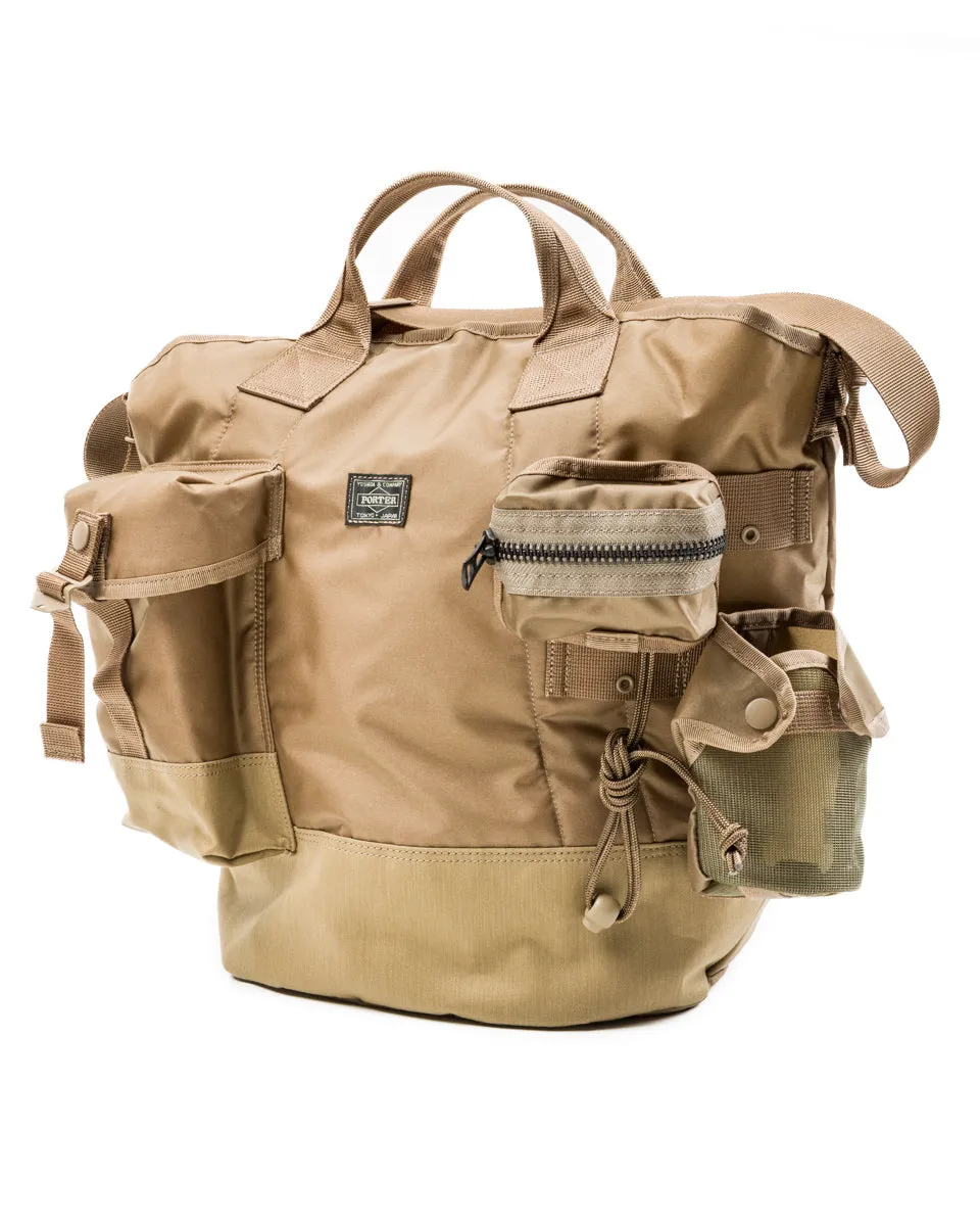 All 2-Way Bucket Tote with Pouches - Beige sold by Standard and Strange