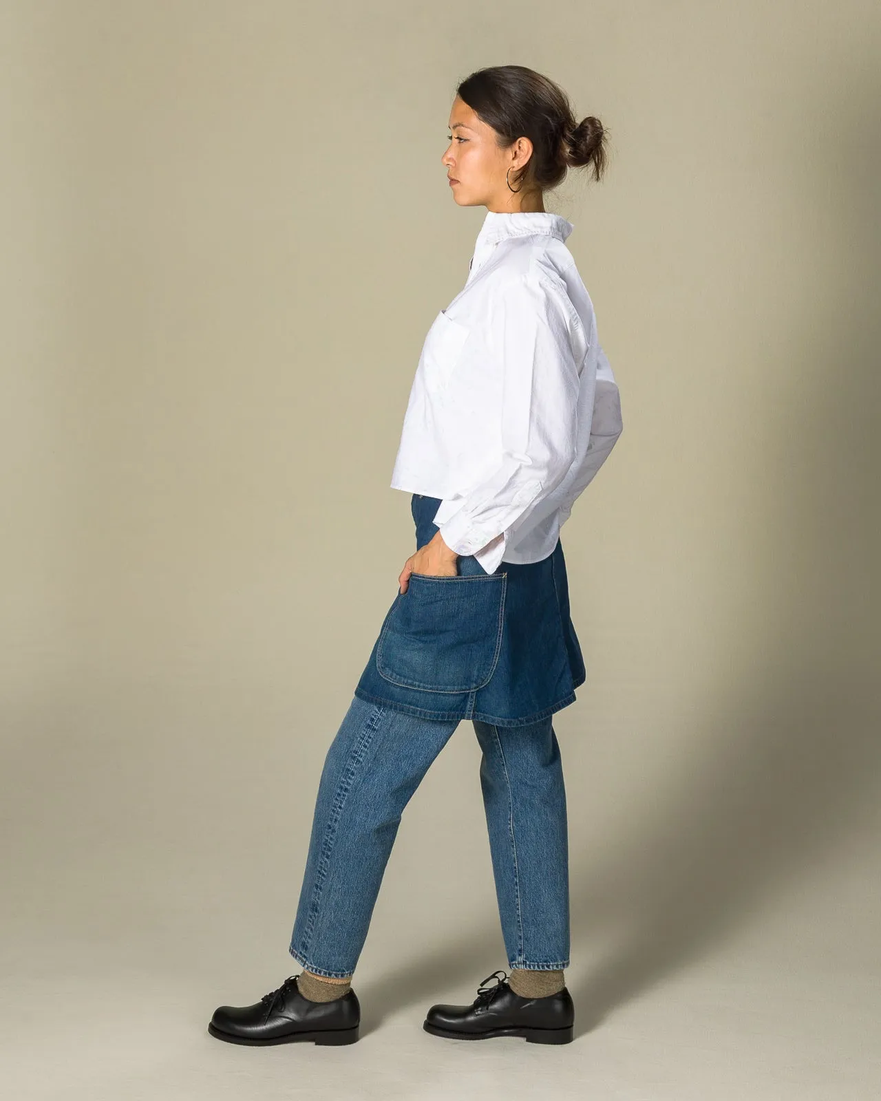 Denim Overlap Skirt - Denim Used sold by Standard and Strange product image thumbnail 5