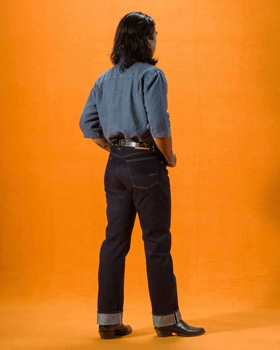 Kirk Straight Fit -14oz No.9 Selvedge Rinsed sold by Standard and Strange product image thumbnail 5