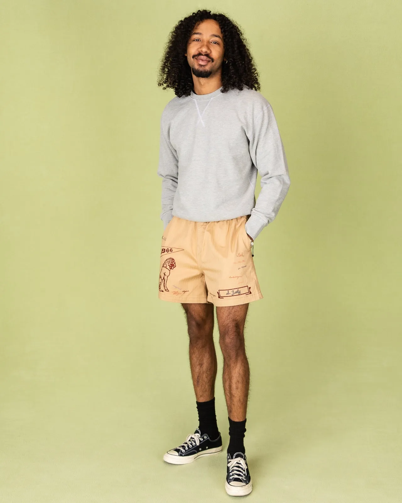 Yearbook Short - Khaki sold by Standard and Strange product image thumbnail 3