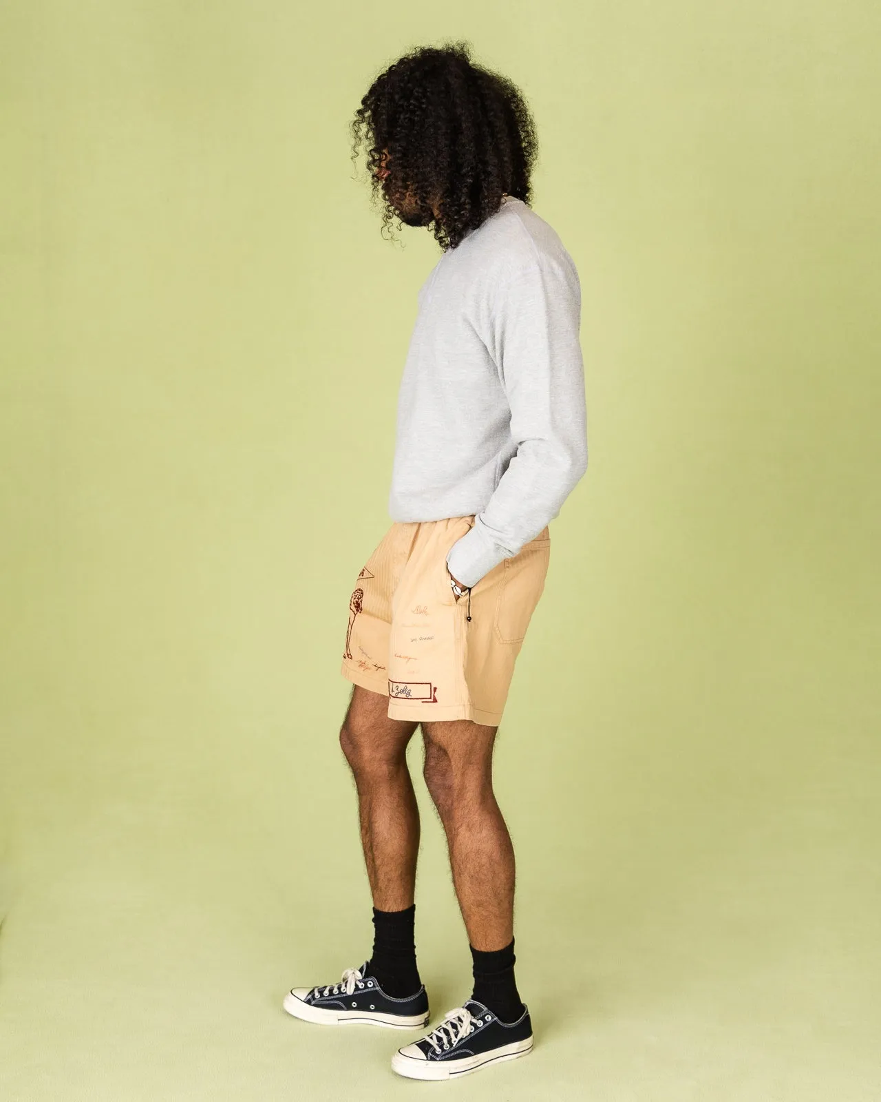 Yearbook Short - Khaki sold by Standard and Strange product image thumbnail 4