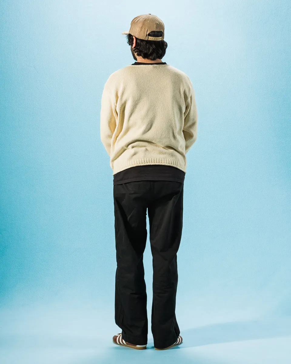 Silk Cotton Boatneck Pullover - Ecru 08 sold by Standard and Strange product image thumbnail 5