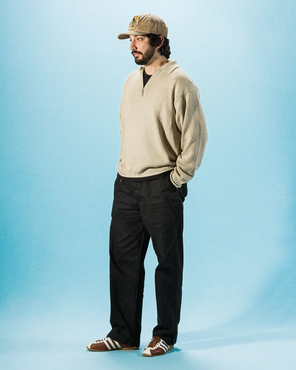 Silk Cotton Half Zip Pullover - Stone 08 sold by Standard and Strange product image thumbnail 4