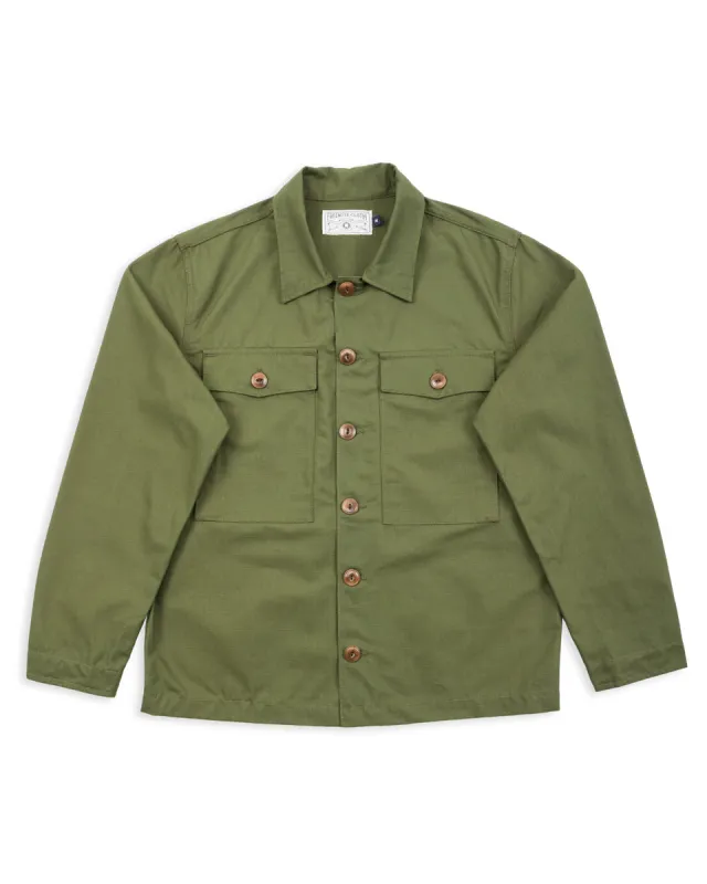 Midway CPO Shirt - Olive Ripstop sold by Standard and Strange