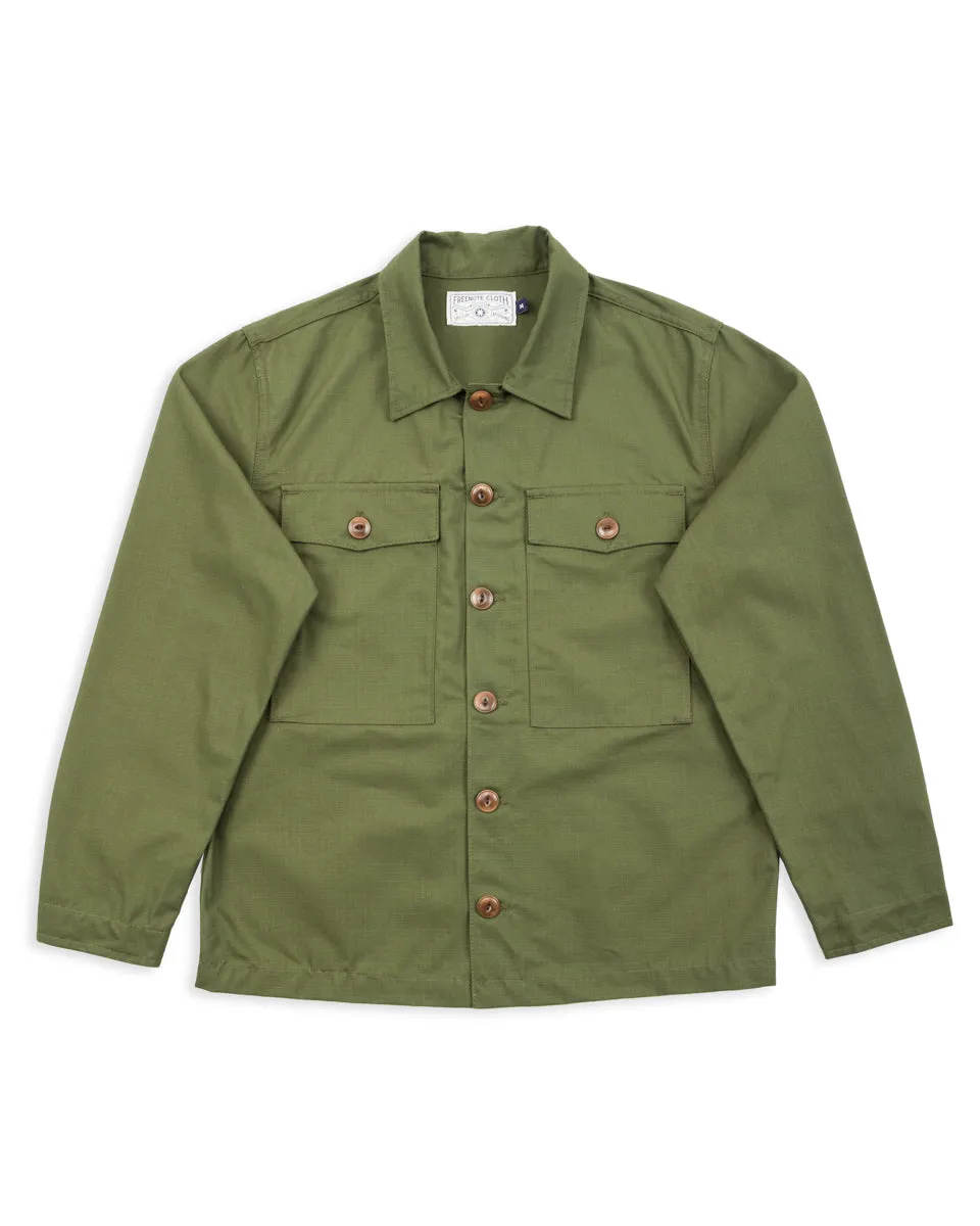 Midway CPO Shirt - Olive Ripstop sold by Standard and Strange