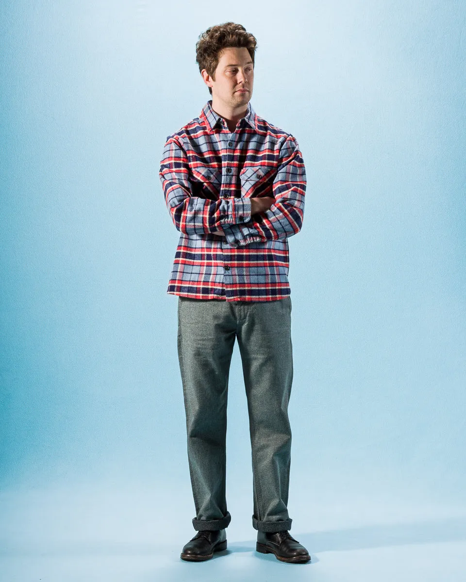 Benson Shirt - Castle Blue sold by Standard and Strange product image thumbnail 5