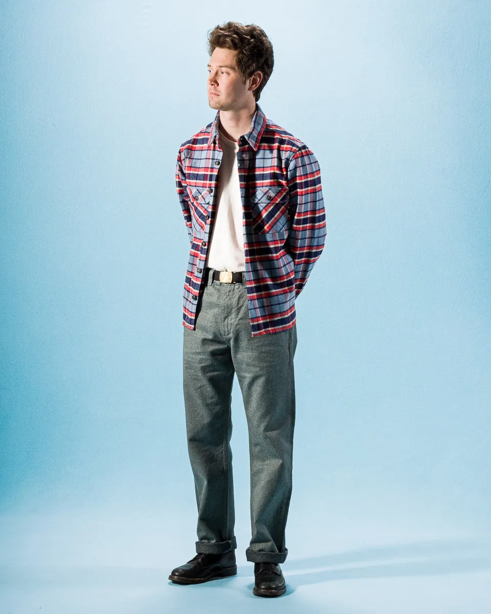 Benson Shirt - Castle Blue sold by Standard and Strange product image thumbnail 4