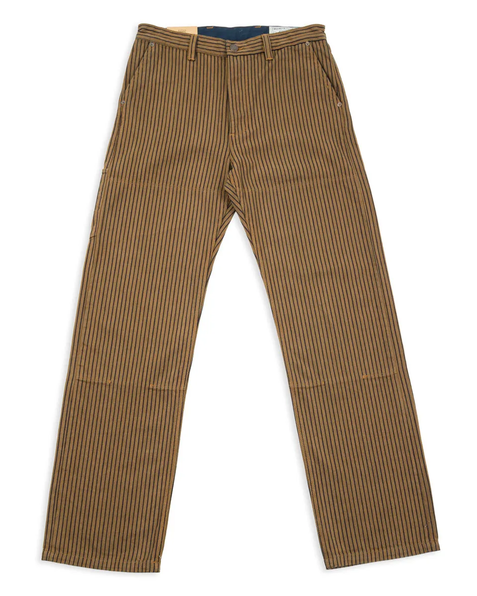 Ortega Pant - Brown Herringbone Dobby sold by Standard and Strange